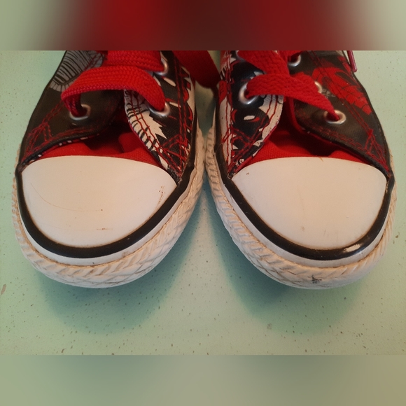 Converse X Chuck Taylor All Star Superman DC Comics Hi-Top Shoes Youth 13 - Picture 7 of 13